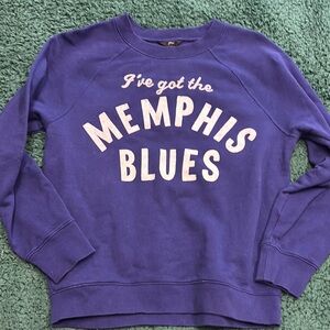 I’ve got the Memphis Blues sweatshirt J crew S Elvis rockabilly country